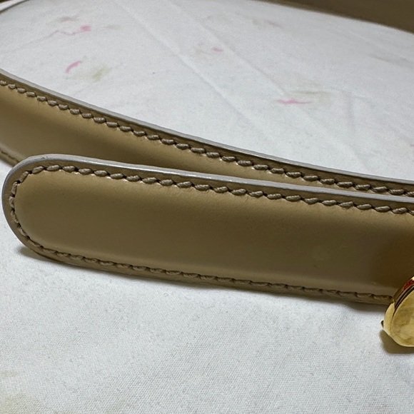 Bally Tan Leather Belt with Gold Buckle - Picture 4 of 15
